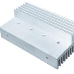 Aluminium Heatsink 6/12 Straight Fins 5 Inch (127mm)