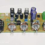 4 Tones Audio Pre-Amplifier Bass Treble Volume Control Board
