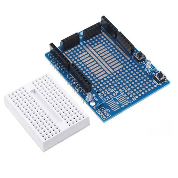 Arduino UNO Prototype Shield With Breadboard - Image 3