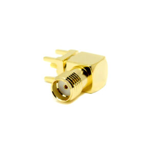 SMA Female Connector Right Angled Through hole for PCB Mount