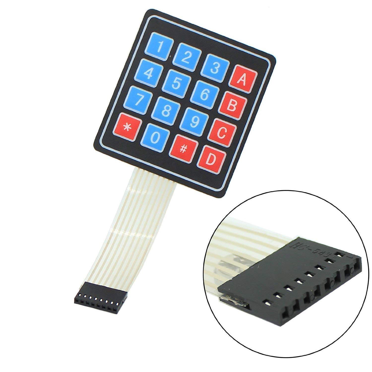 4x4 Key Matrix Membrane Keypad - Image 3