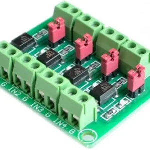 PC817 4 CH Optocoupler Isolation Module