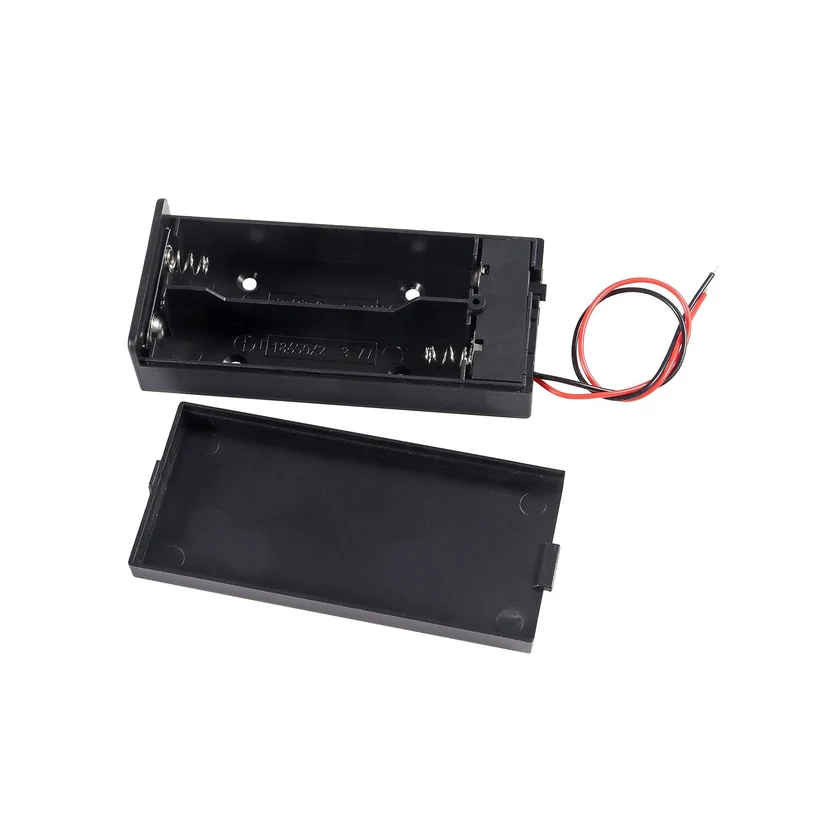 18650 x 2 Battery Holder With Cover & ON/OFF Switch - Image 2