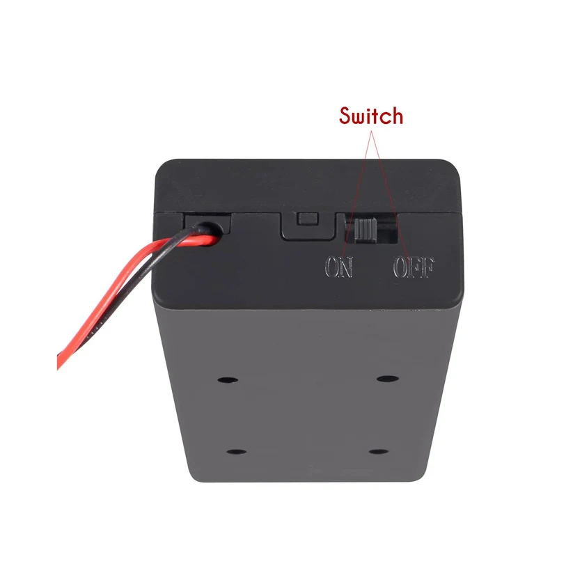 18650 x 2 Battery Holder With Cover & ON/OFF Switch - Image 4